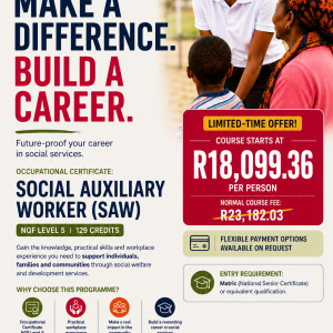 Occupational Certificate: Social Auxiliary Worker
